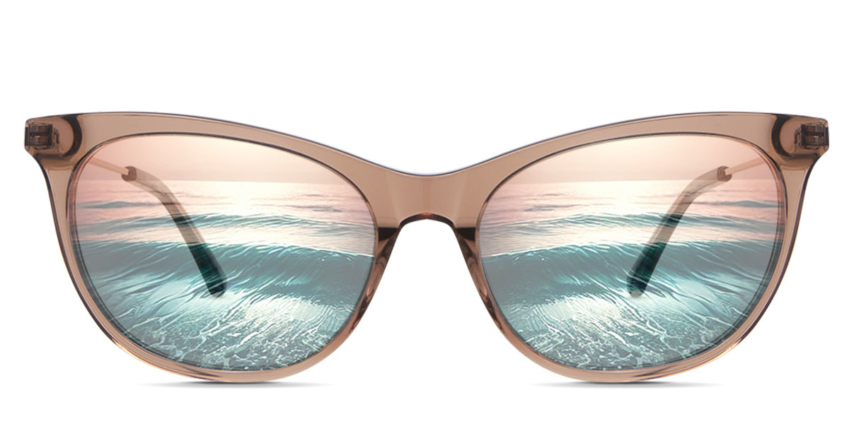 Gaia Women's Prescription Tinted Glasses - Stylish & UV Protection for Reading, Driving & Outdoor Activities