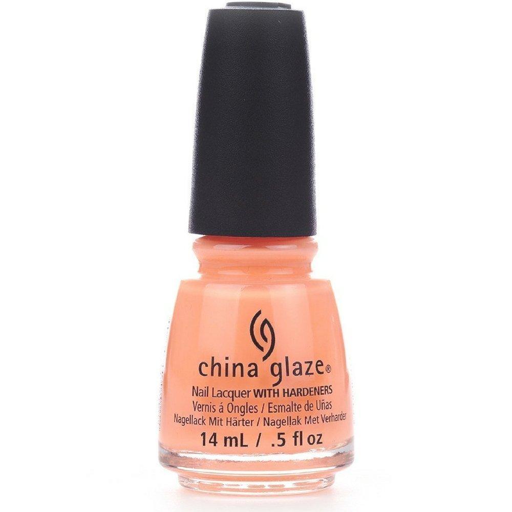 China Glaze Flip Flop Fantasy Nail Polish - 0.5 oz/15ml - Neon Coral Pink (#80946) - Perfect for Summer Nails, Beach Vacations & Pedicures