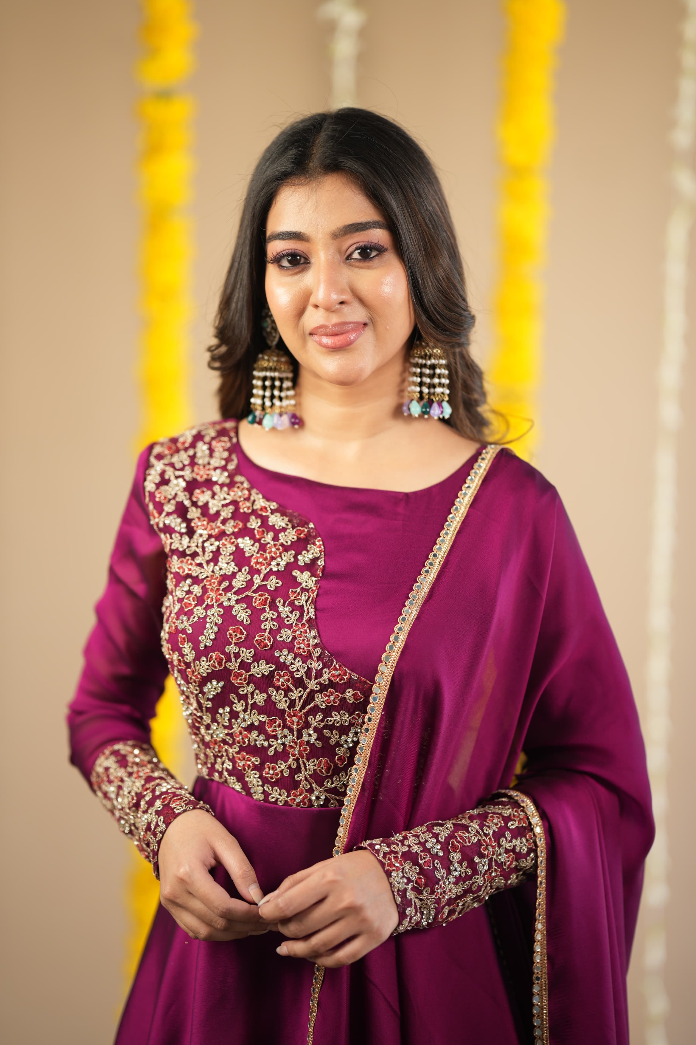 Shalini Premium Designer Anarkali Dress for Women | Elegant Indian Party Wear | Perfect for Weddings, Festivals & Special Occasions