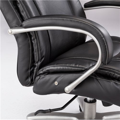 Lineage Big & Tall High Back Ergonomic Office Chair - 500 lb Weight Capacity, Adjustable Lumbar Support (Model 3502BL) - Perfect for Home Office, Gaming & Executive Workspaces