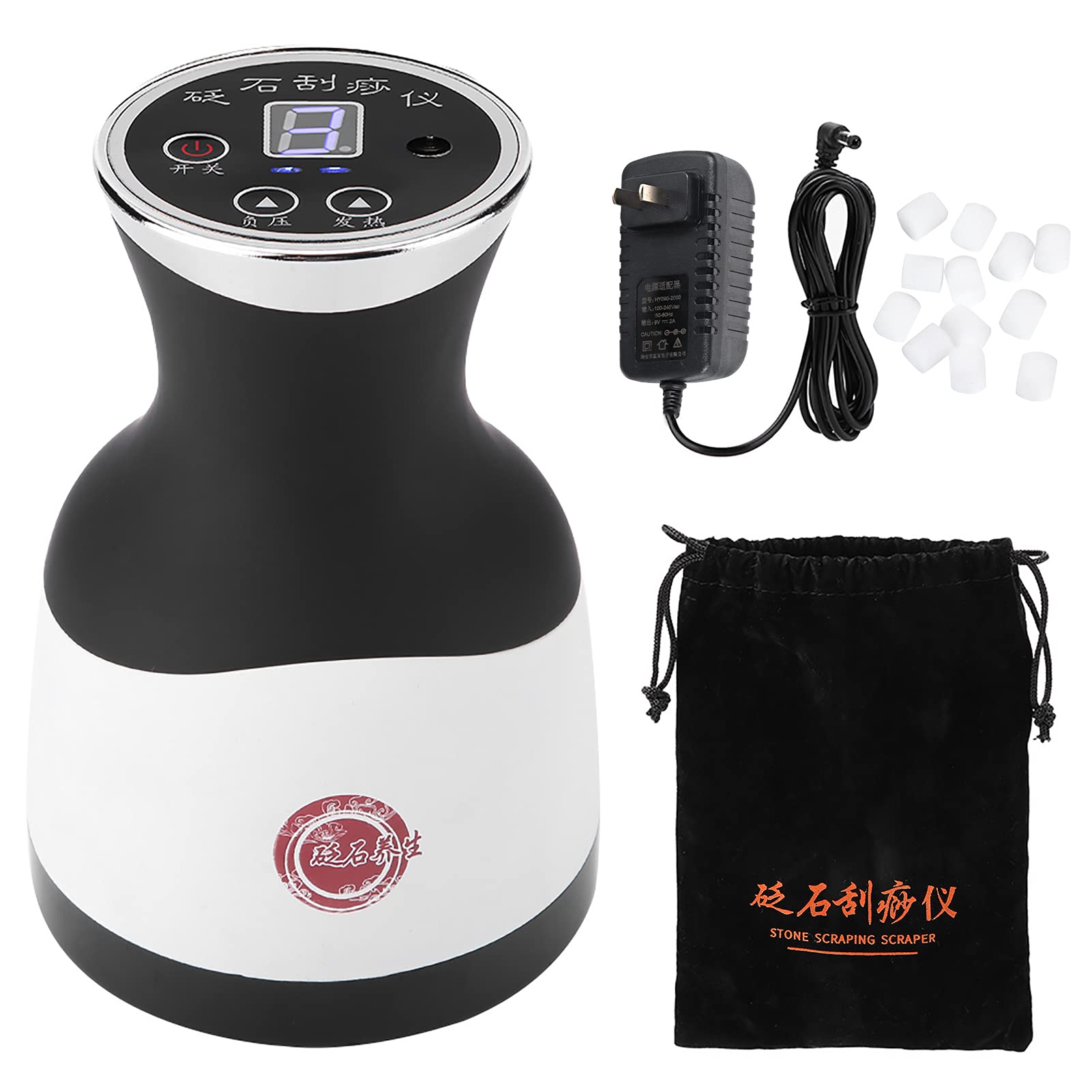 Electric Gua Sha Massager & Cupping Therapy Device - Full Body Muscle Pain Relief with Heat & Negative Pressure - Perfect for Home Use, Spa, and Post-Workout Recovery