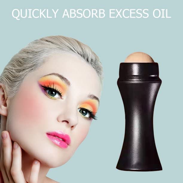 **Original Volcanic Face Roller for Oily Skin – Natural Oil-Absorbing & Reusable Skincare Tool – Perfect for On-the-Go Oil Control & Green Facial Care – Ideal for Gym, Travel & Daily Use**