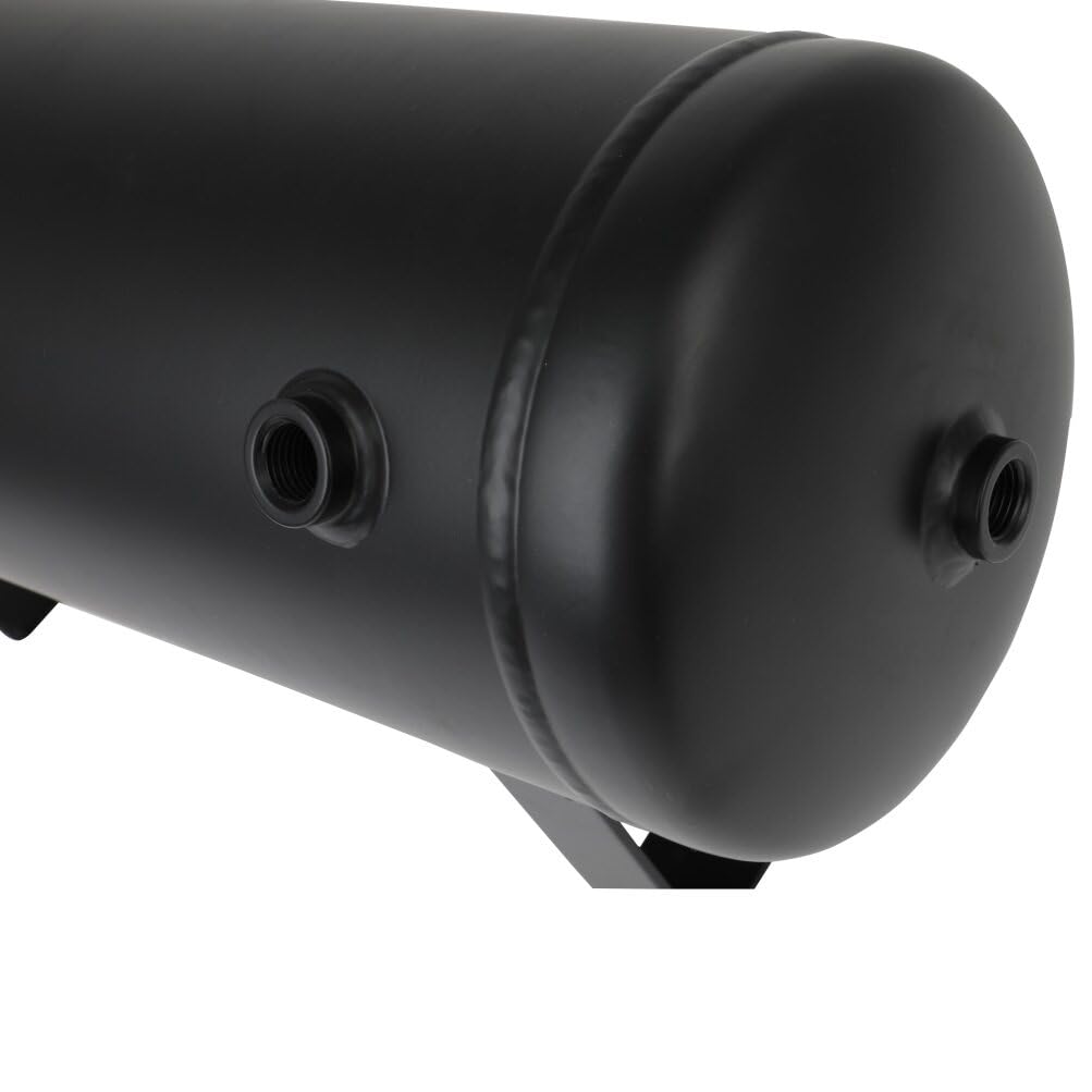 STAYTOP 1.5 Gallon (6 Liter) 6 Port Air Compressor Tank 150 PSI - Heavy Duty Replacement for Air Ride Suspension, Car Train Horn - Perfect for Vehicle Air Systems, Off-Road Trucks & DIY Pneumatic Projects