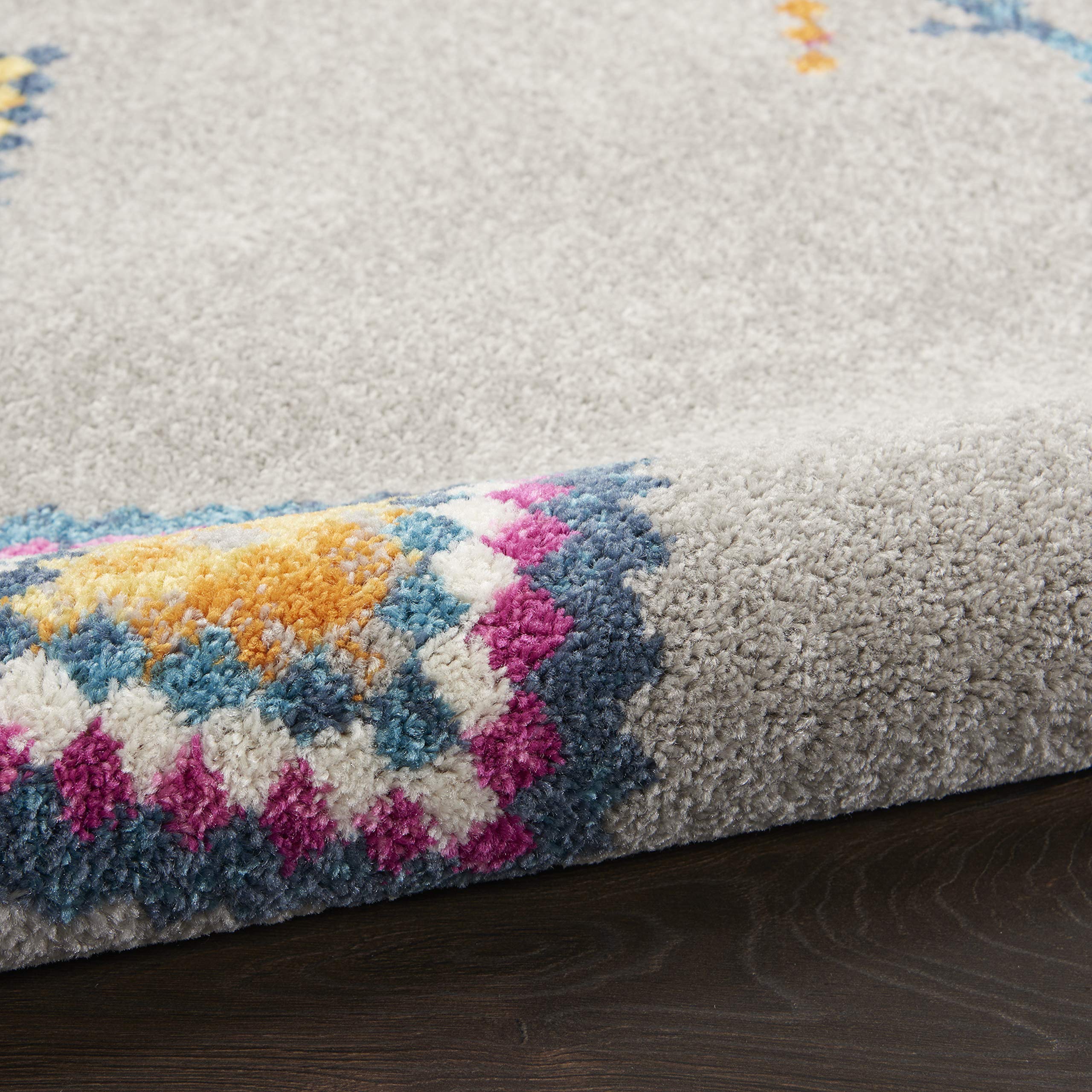 Nourison Passion Bohemian Grey/Multi 2'2