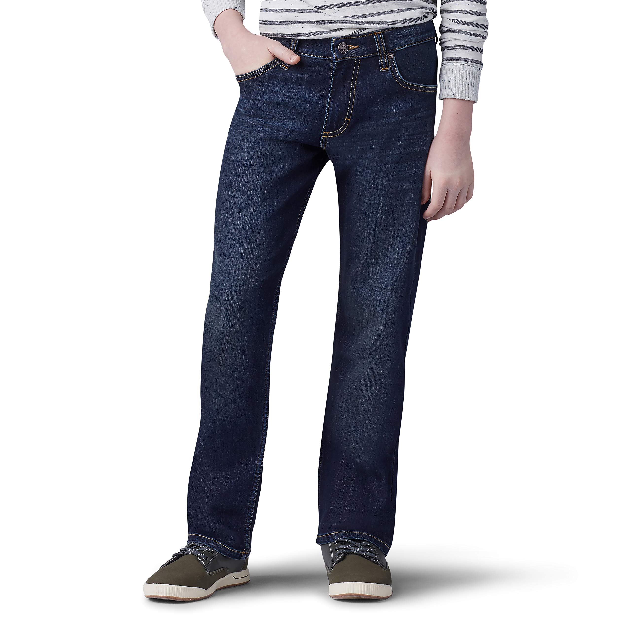 Lee Boy Proof Fit Straight Leg Jean - Men's Comfortable Stretch Denim Pants for Casual & Work Wear | Durable & Stylish Everyday Jeans