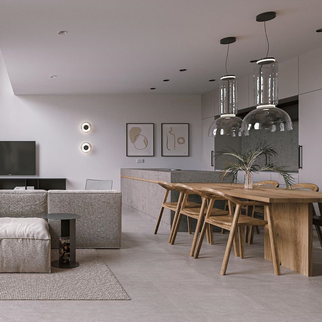 Modern Cylindrical Glass Pendant Light Fixture - Sleek Hanging Chandelier for Kitchen Island, Dining Room & Bedroom Lighting Decor