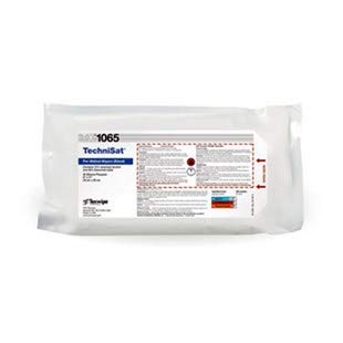 Texwipe TX1065 TechniSat® TechniCloth® Presaturated 70% Isopropyl Alcohol Wipes (9