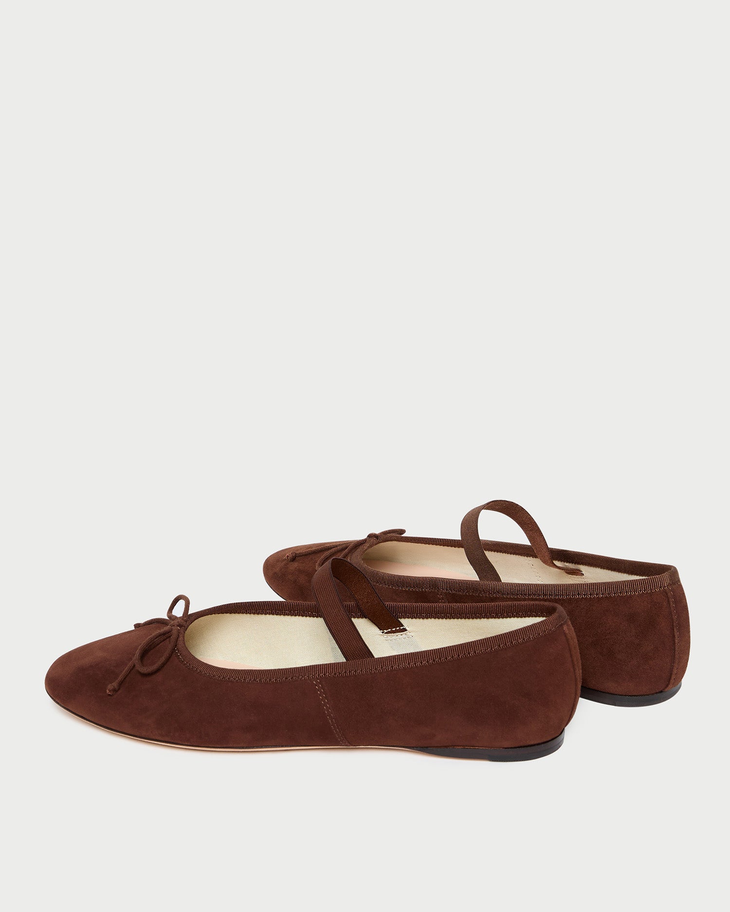 Leonie Espresso Suede Ballet Flats for Women - Comfortable Soft Leather Loafers - Perfect for Office, Casual Wear & Travel