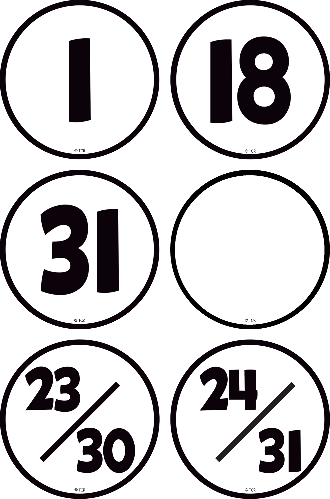 Black & White Wall Calendar 2024 - Minimalist Design for Home & Office - Perfect for Planning, Scheduling & Organizing Daily Tasks
