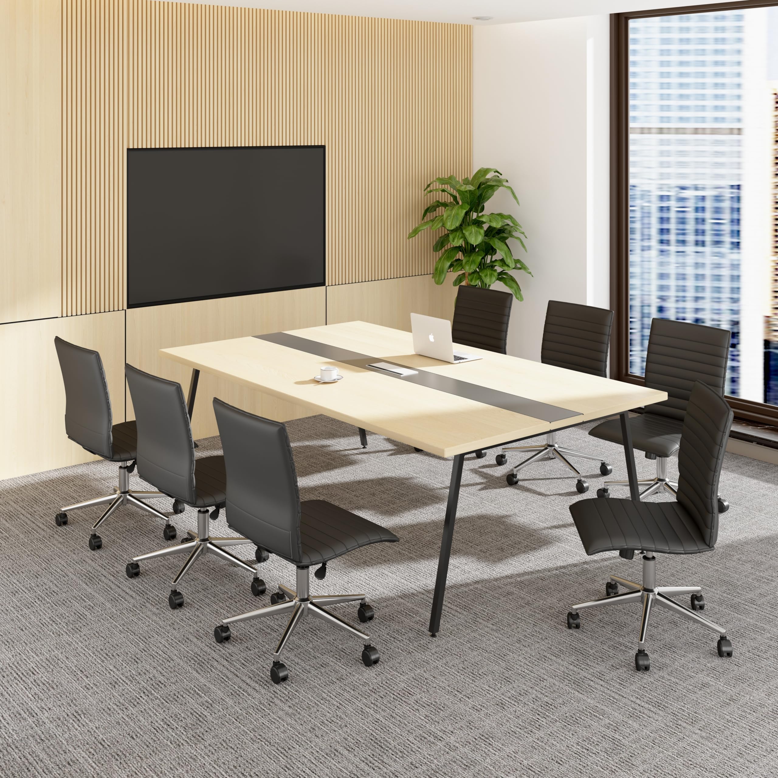 Boss Office Products Hospitality Chair - Black | Comfortable & Durable Guest Seating for Hotels, Restaurants & Waiting Areas
