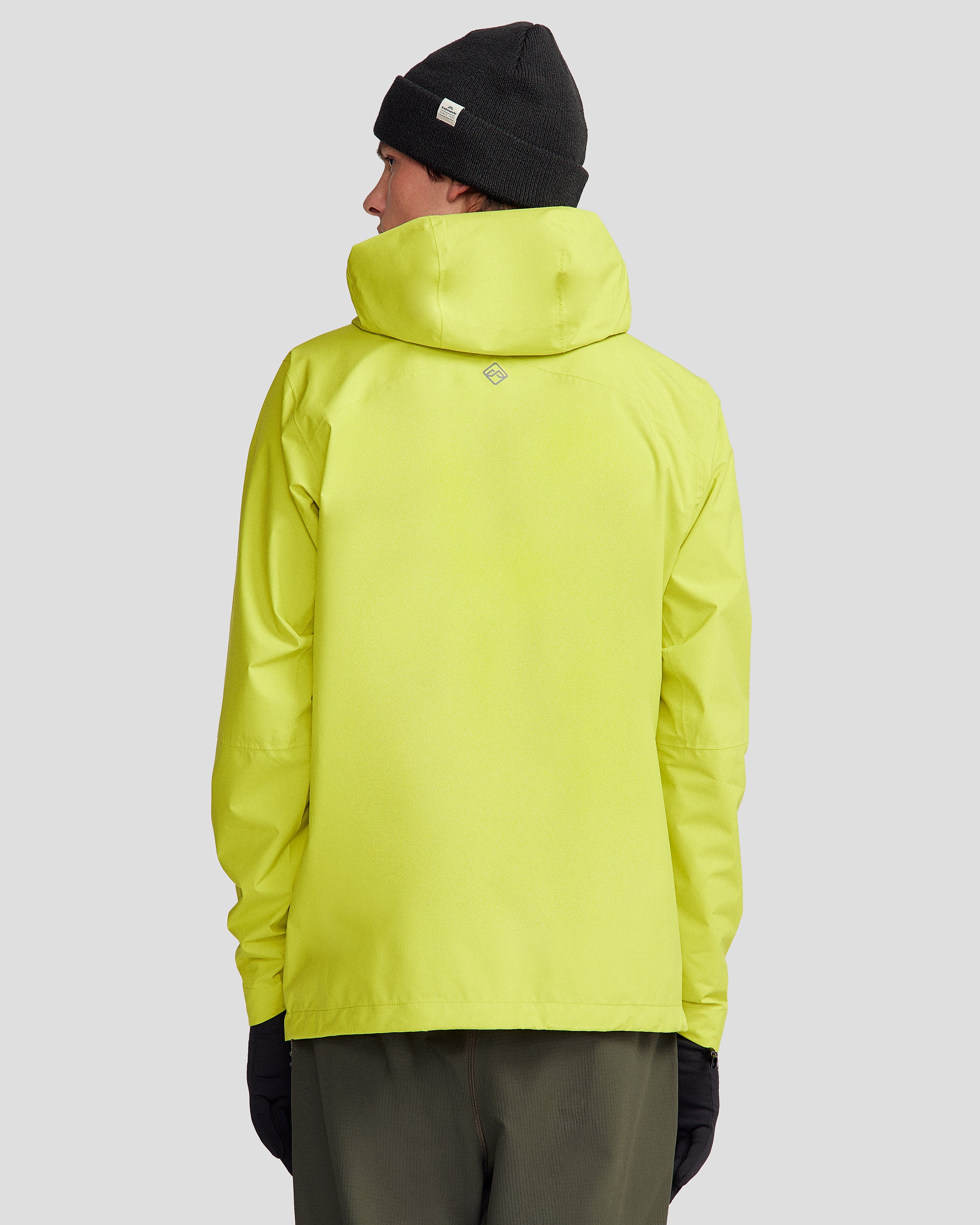 Men's Trailhead Stretch 2.5L Waterproof Rain Jacket - Lightweight Hiking Shell in Bright Moss Green | Perfect for Outdoor Adventures & Rainy Day Commutes