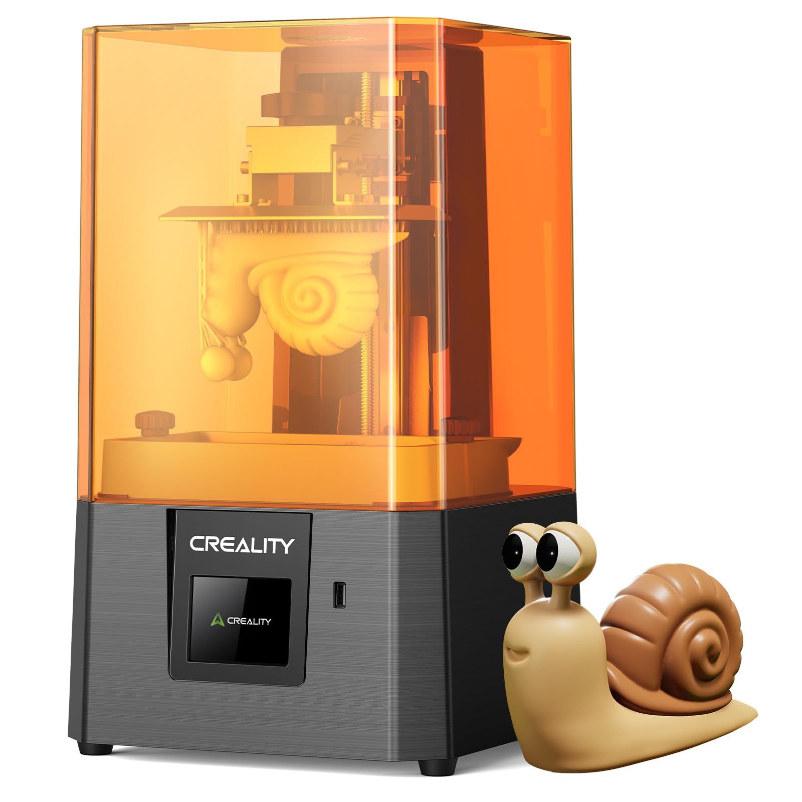 Creality HALOT R6 Fully Assembled Resin 3D Printer with Upgraded Light Source & High-Precision LCD Monochrome Screen - Easy to Use for Kids, Beginners & Hobbyists - Perfect for Miniatures, Jewelry Making & DIY Crafts