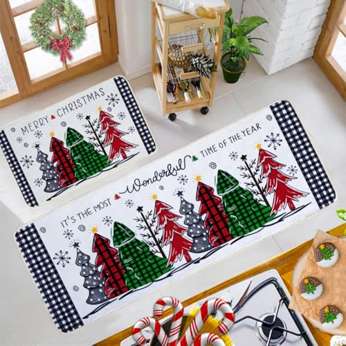 White and Black Christmas Tree