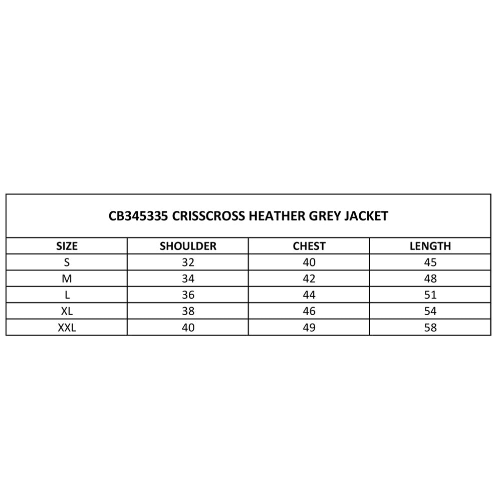 CRISS CROSS Heather Grey Jacket - Stylish Women's Lightweight Outerwear (CB345335) | Perfect for Casual Outings & Fall Layering