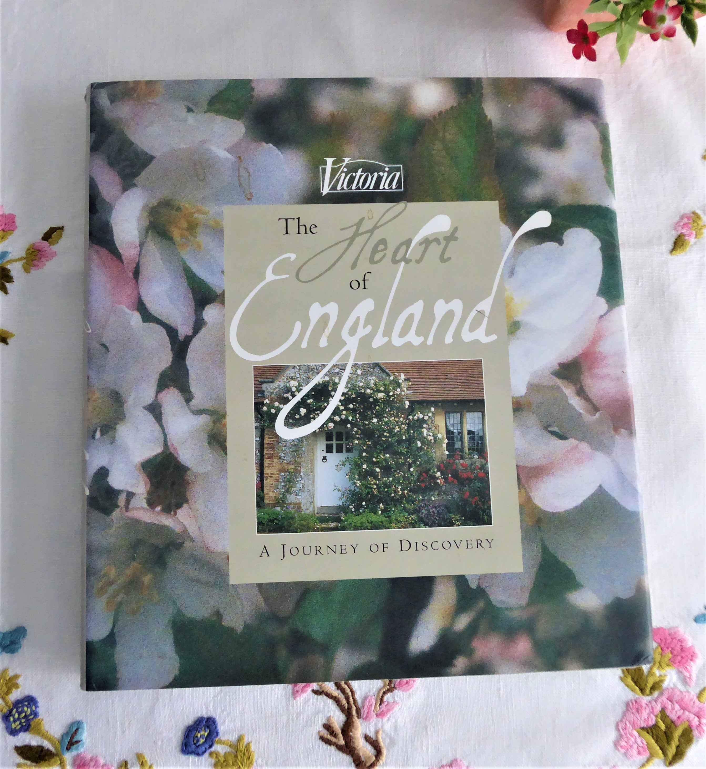 Victoria Magazine Heart of England Hardcover Book - Stunning Photography, 1999 Edition | Perfect for Home Decor, Coffee Table Display & England Travel Inspiration