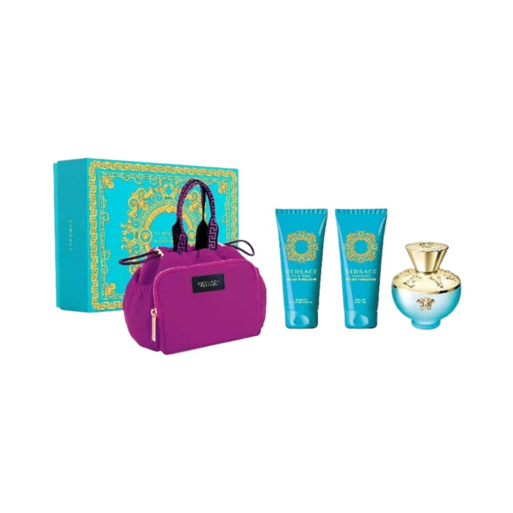 Dylan Turquoise 4-Piece Eau De Toilette Set - 100ml Perfume for Women | Fresh Floral Fragrance for Daily Wear, Office & Special Occasions