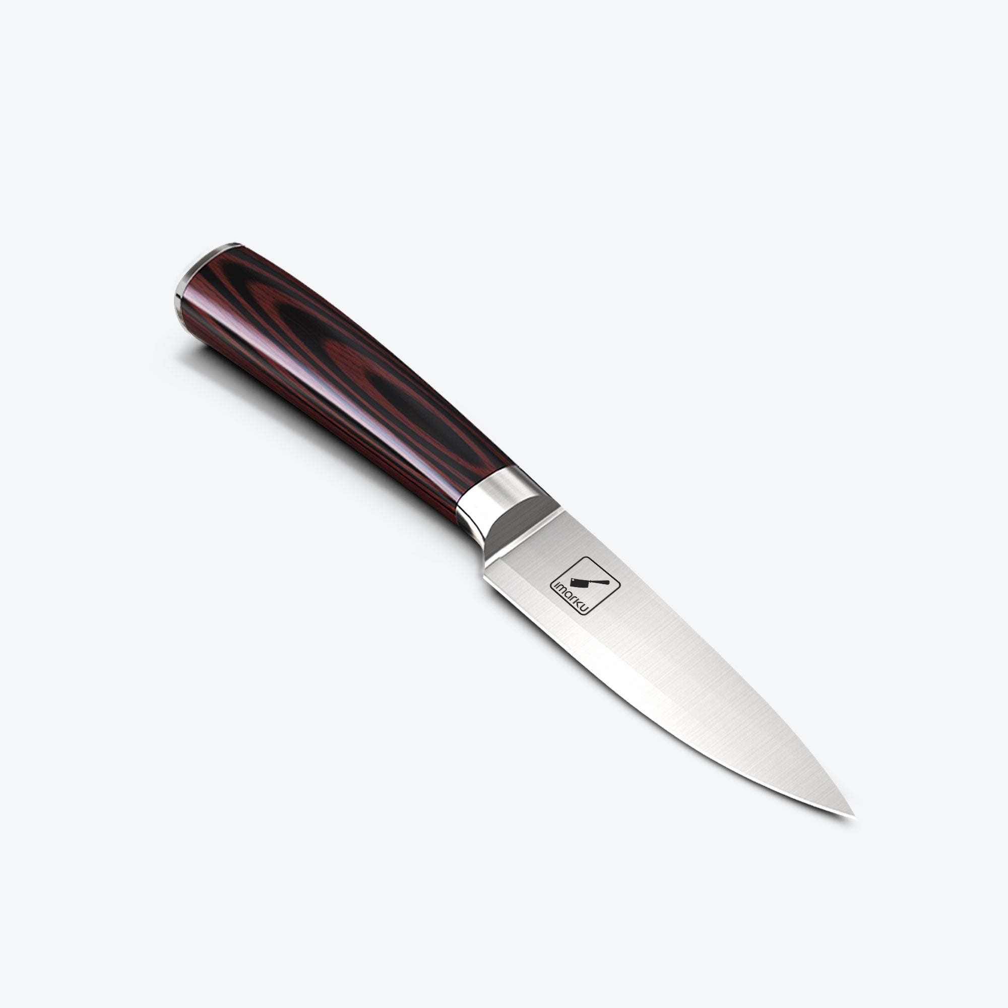 Imarku 3.5 Inch Paring Knife - Ultra Sharp Stainless Steel Fruit & Vegetable Peeling Knife for Kitchen, Cooking, Slicing Apples, Peeling Potatoes & Food Prep