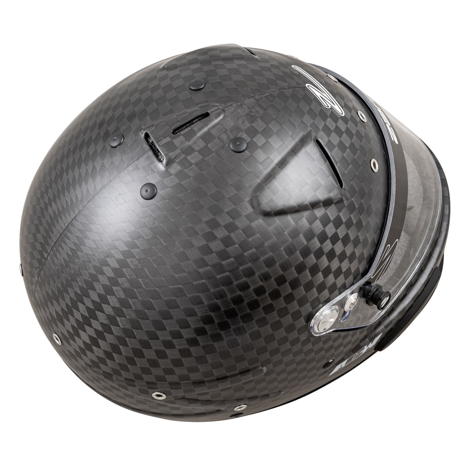 Zamp RZ-88O FIA 8860 2018 Advanced Carbon Fiber Open Wheel Racing Helmet - Lightweight Safety Helmet for Karting, Formula Racing & Track Days