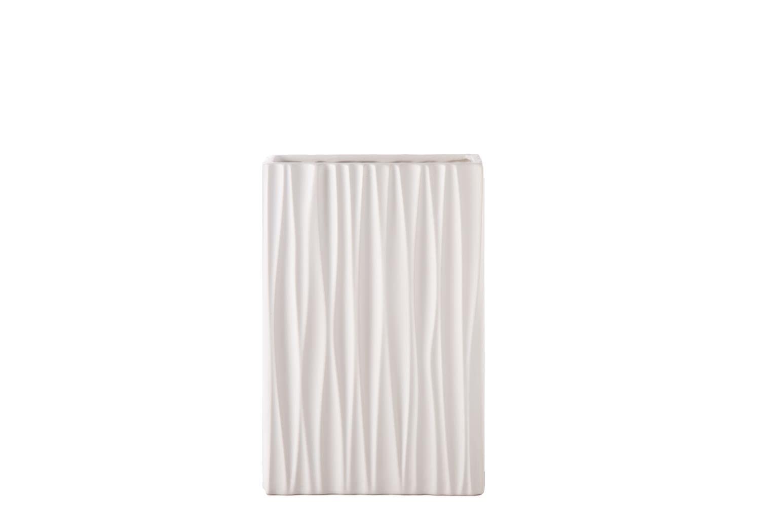Elegant Ceramic Rectangle Tall Vase for Home Decor - Perfect for Living Room, Dining Table & Wedding Centerpieces