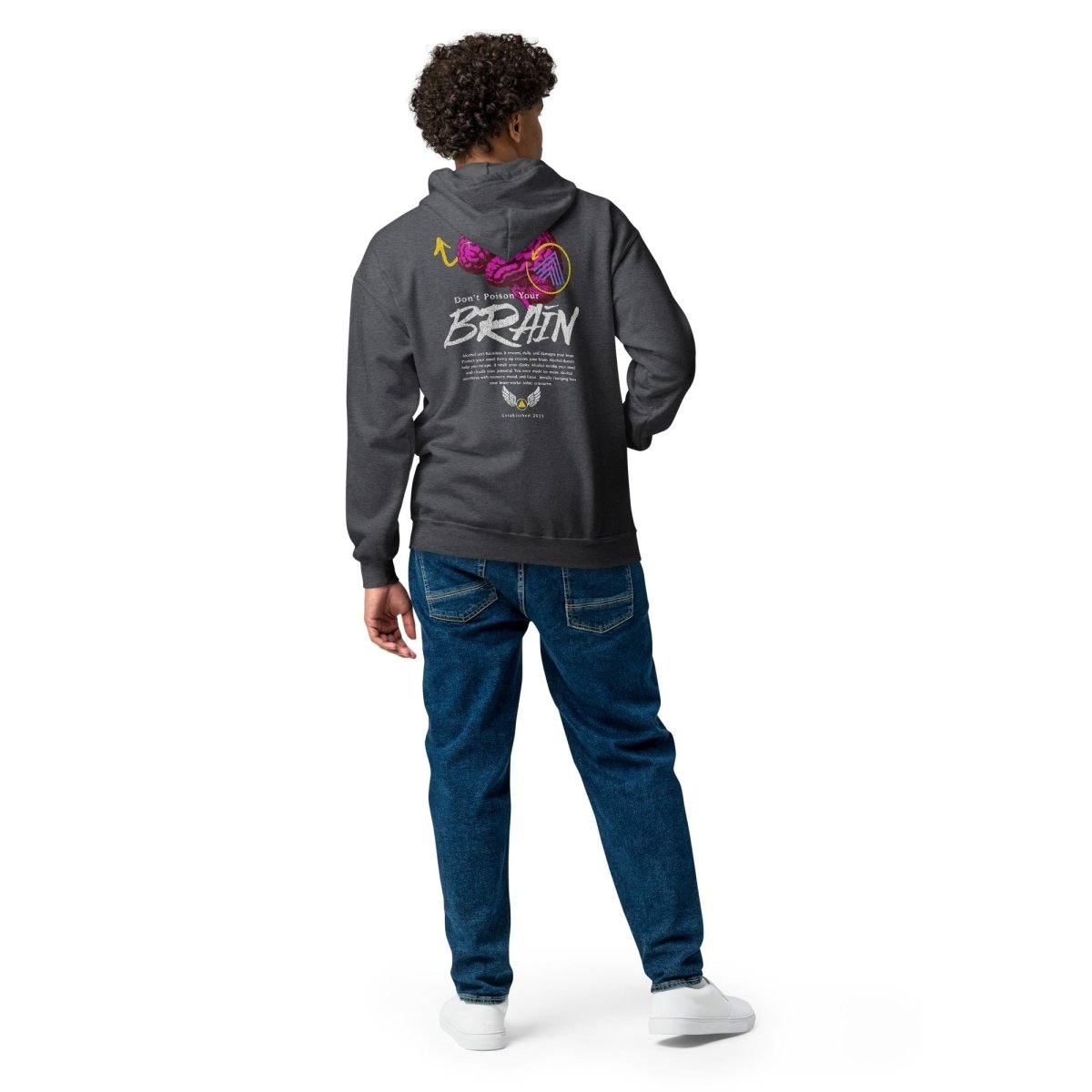 Wings of Recovery Clarity Zip Hoodie - Comfortable & Stylish Pullover for Men & Women - Perfect for Workouts, Yoga, and Casual Wear