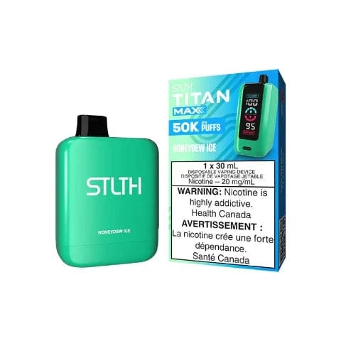 STLTH Titan MAX 50K Disposable Vape - 50000 Puffs, 30mL E-Liquid, Long-Lasting Vaping Device for Adults | Perfect for Travel, Parties & On-the-Go Use (Ontario)