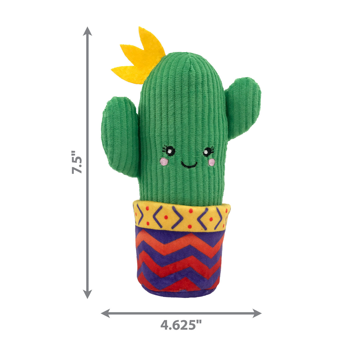 KONG Cat Wrangler Cactus Cat Toy - Durable Chew Toy for Kittens & Adult Cats - Fun Interactive Play for Indoor Cats - Perfect for Teething, Boredom Relief & Playtime
