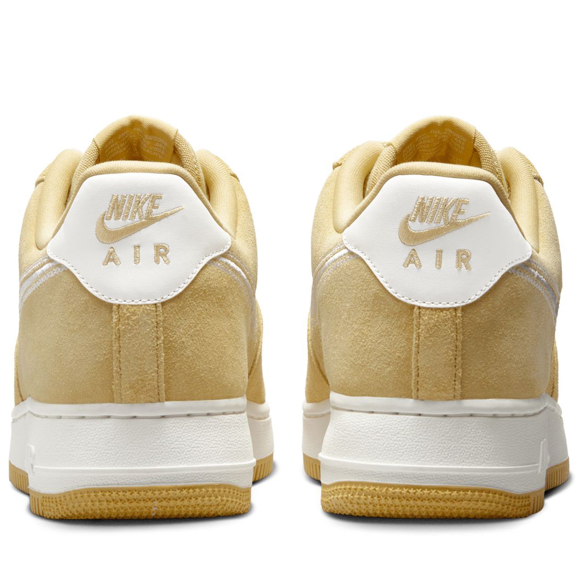 Nike Air Force 1 '07 LV8 Sneakers - Buff Gold/Sail Colorway - Men's/Women's Casual Shoes for Streetwear & Everyday Wear