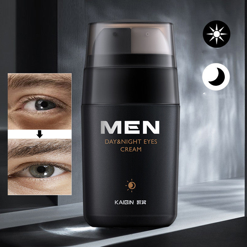 Men's Day & Night Eye Cream - Anti-Aging Moisturizer for Dark Circles & Puffiness | Skin Care Treatment for Under Eye Bags & Wrinkles | Perfect for Daily Skincare Routine & Travel