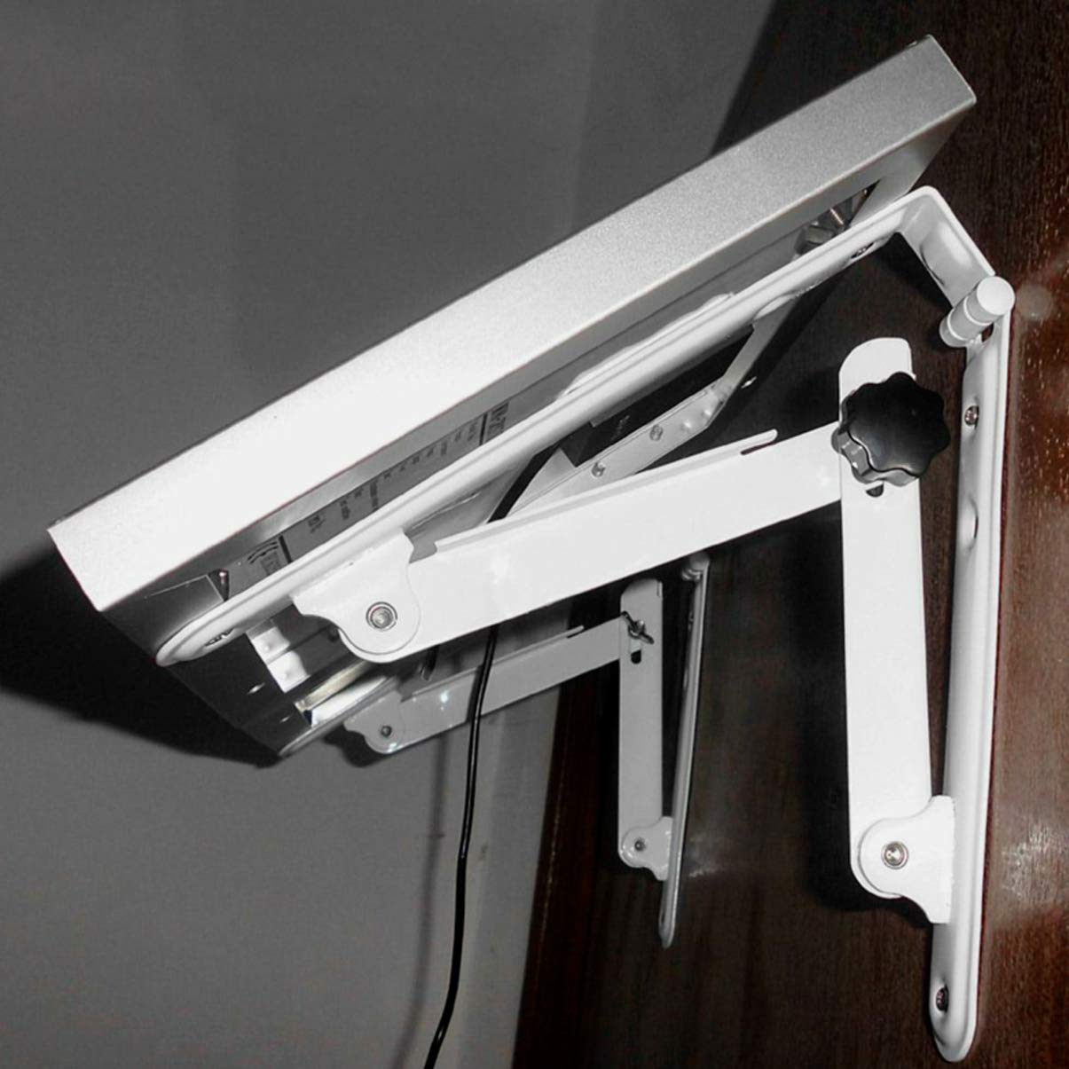 Heavy Duty Solar Panel Mounting Bracket - 2 Pack Foldable Iron Rack with Adjustable Tilt Leg for Home & Shop Use | Perfect for RV, Off-Grid & Roof Solar Systems