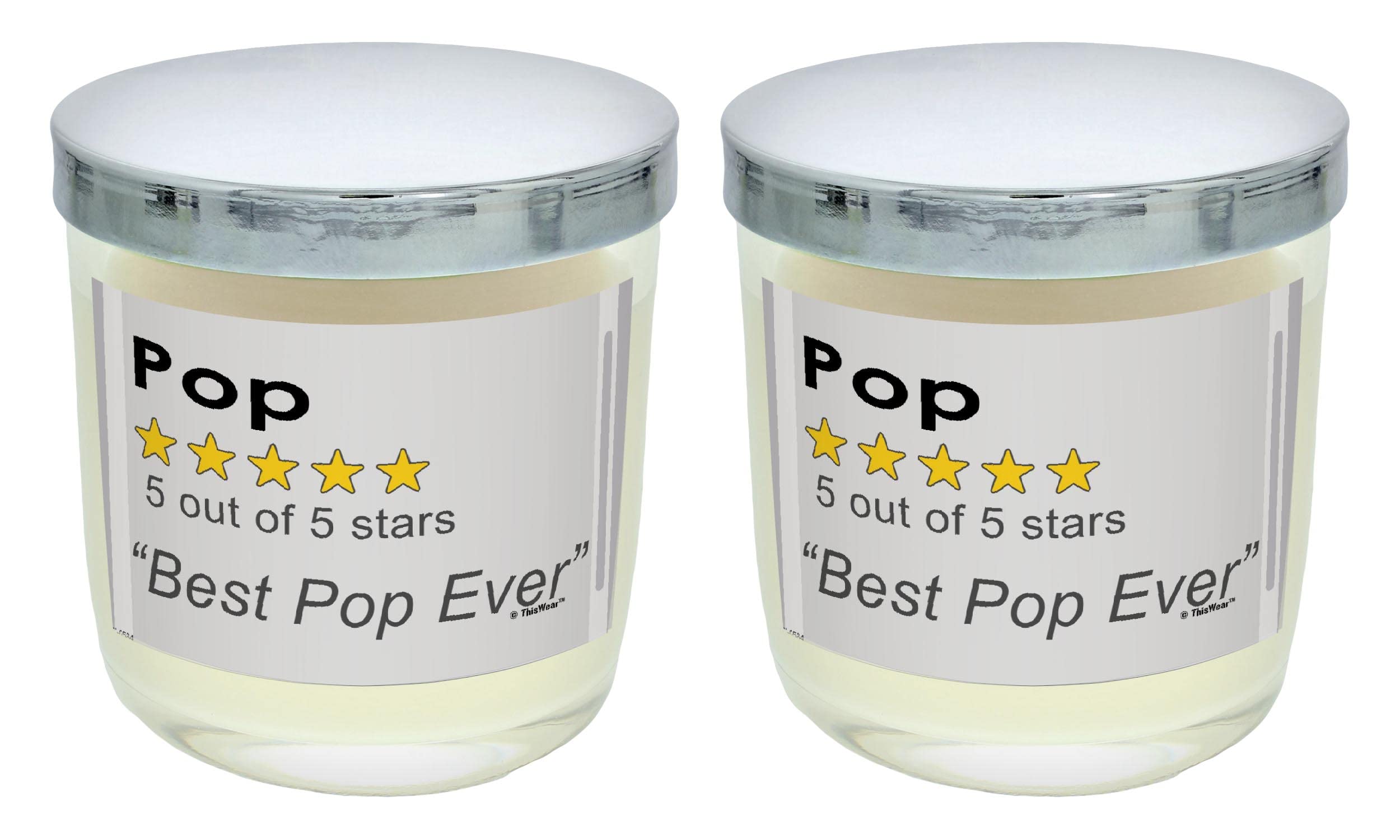 ThisWear 2-Pack Aromatherapy Candle Set - Apple Scented Gifts for Grandpa, Best Pop Ever 5-Star Rated - Perfect for Relaxation, Birthday Presents & Home Decor