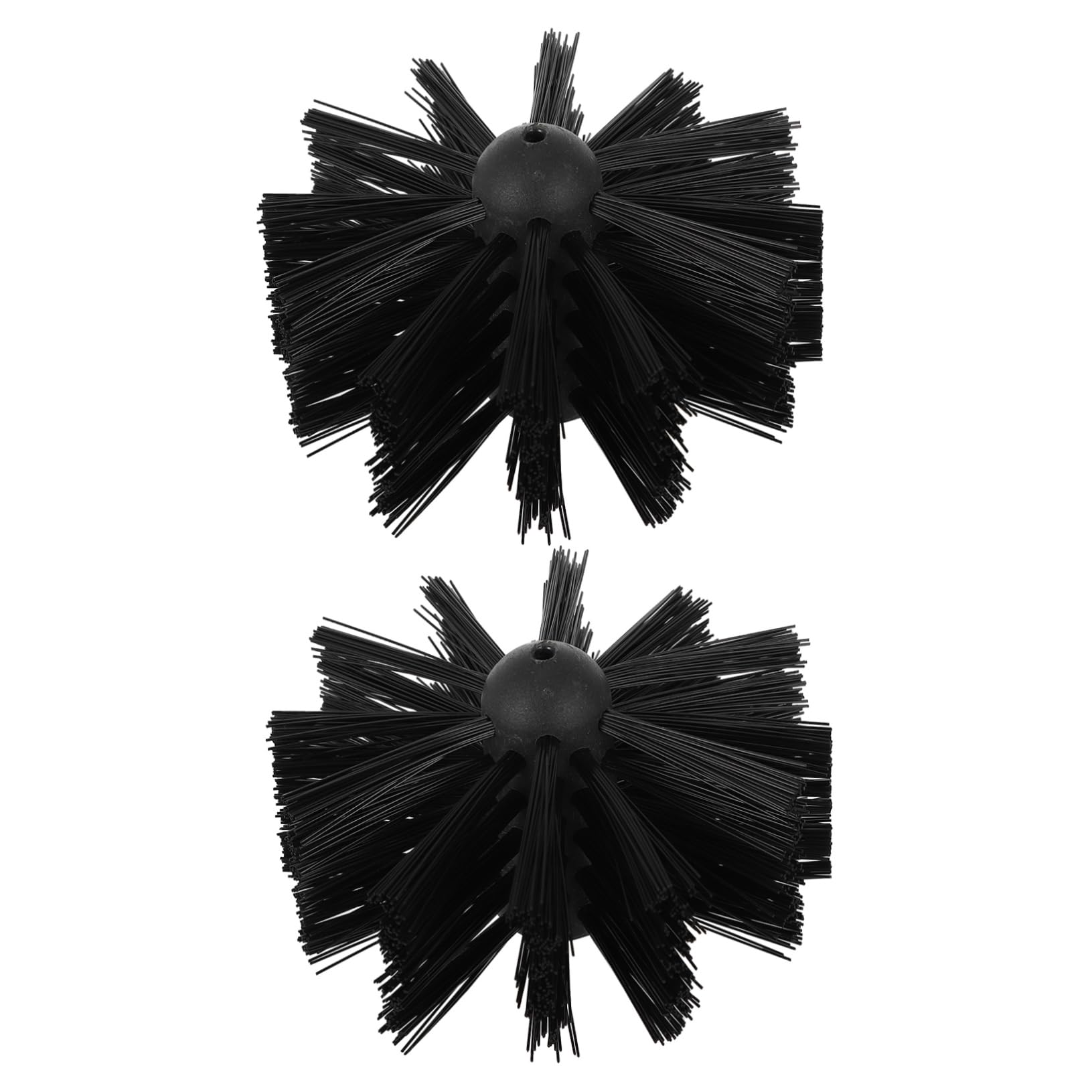 2-Pack Chimney Brush & Duct Brush Set - Fireplace & Dryer Vent Cleaning Tool with Nylon Bristles - Perfect for Range Hood, Lint Removal & Chimney Sweeping - Essential for Home Maintenance & Fire Safety