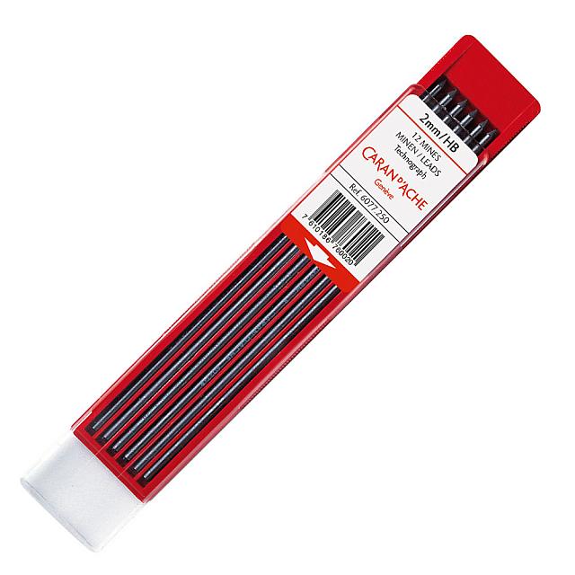 Caran d'Ache Technograph 6077 2mm Lead Mechanical Pencil - Premium Drafting & Writing Tool for Artists, Engineers & Students - Perfect for Sketching, Technical Drawing & Note Taking