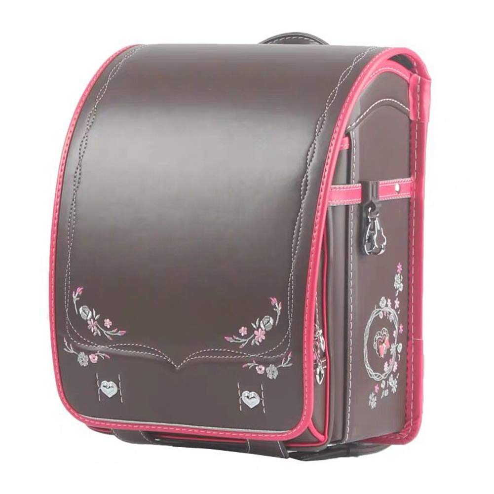 Dream-Fly Japanese School Backpack for Kids - Automatic Randoseru Style, Senior PU Leather, Durable & Lightweight - Perfect for Elementary Students, Daily Use & Travel