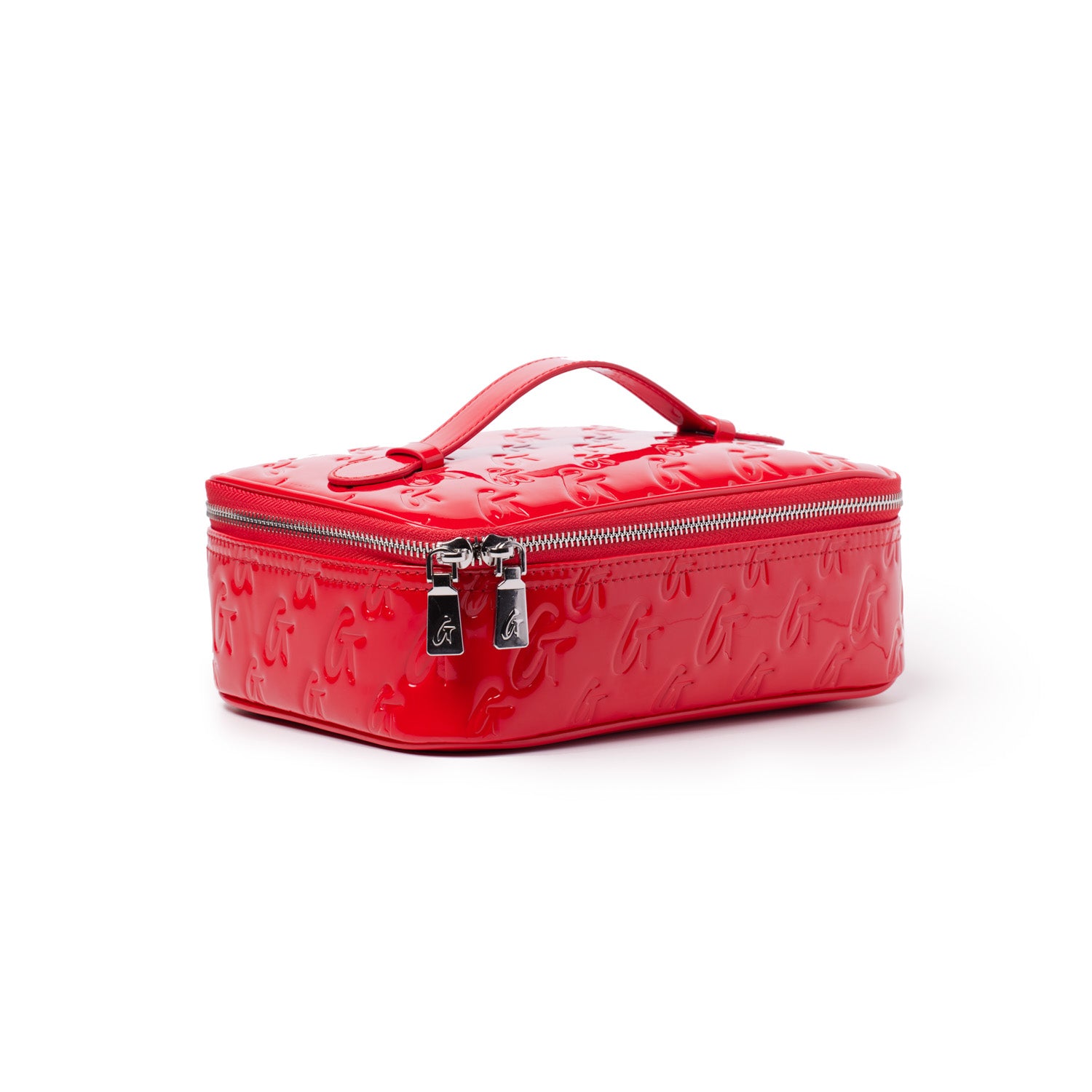 Medium Monogram Toiletry Bag Mirror Red - Travel Cosmetic Organizer for Women & Men, Perfect for Gym, Vacation & Business Trips
