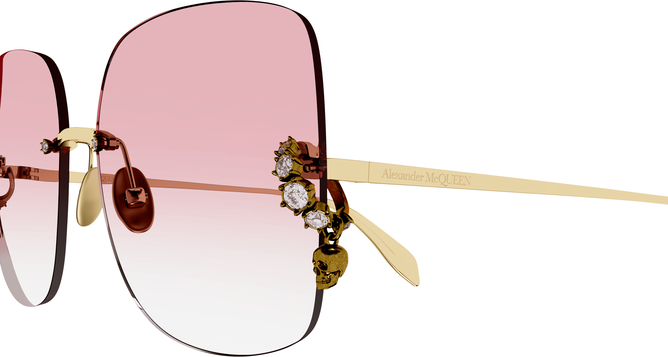 Alexander McQueen AM0390S Sunglasses - Luxury Designer Shades for Men & Women | Perfect for Outdoor Activities, Travel & Fashion Statements