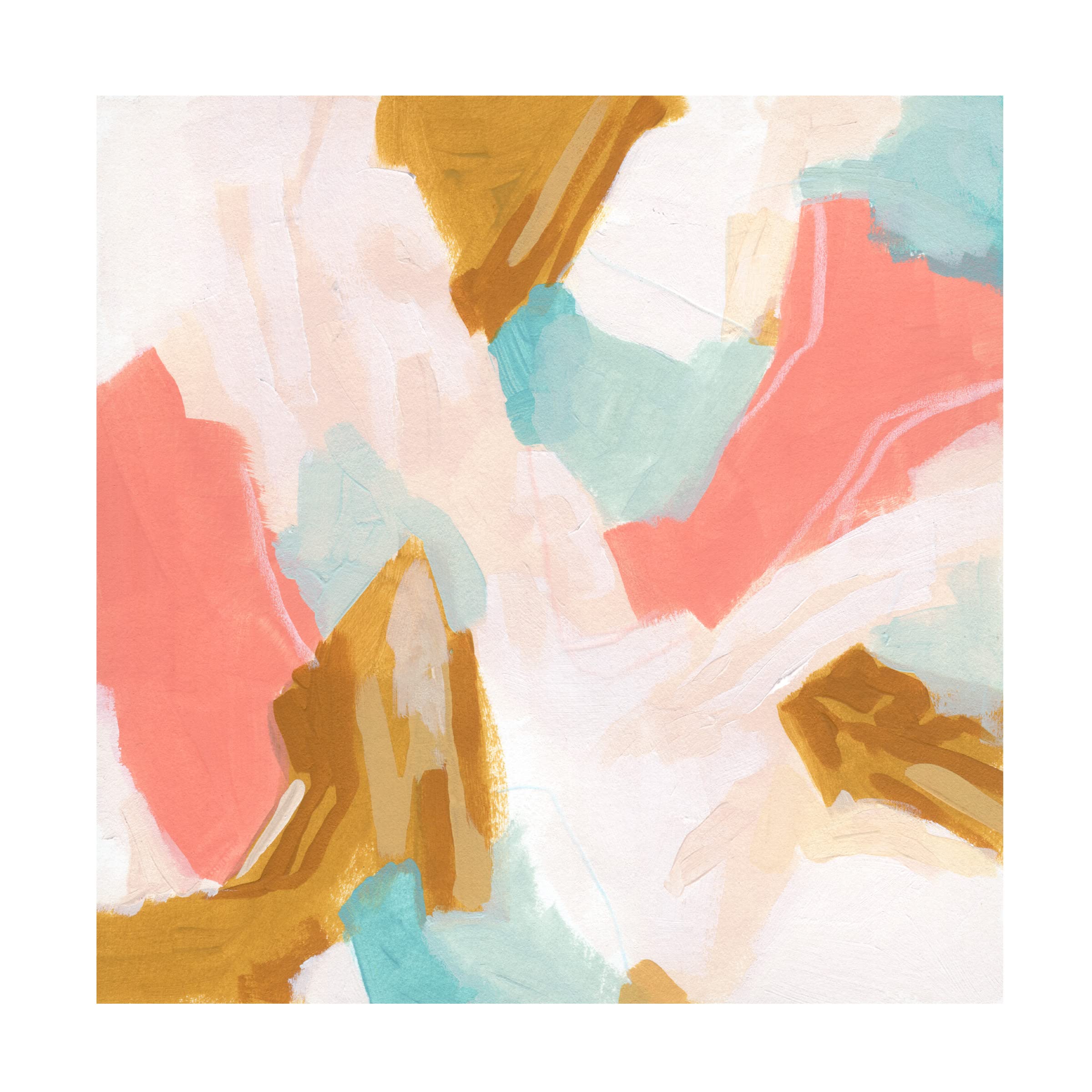Trademark Fine Art 'Flight Path III' Canvas Wall Art by June Erica Vess - Modern Abstract Painting for Living Room, Bedroom & Office Decor