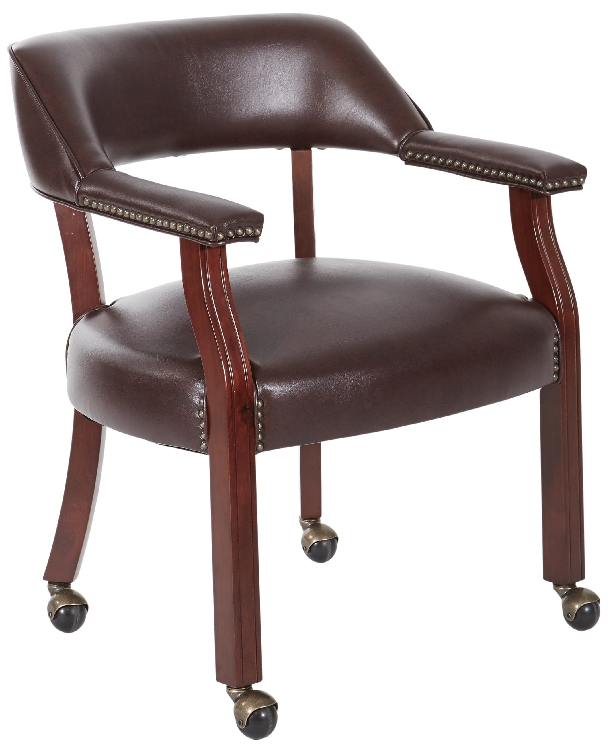 Work Smart™ Traditional Guest Chair with Wrap Around Back - Ergonomic Office Chair for Visitors [TV231] - Perfect for Reception Areas, Conference Rooms, and Home Offices