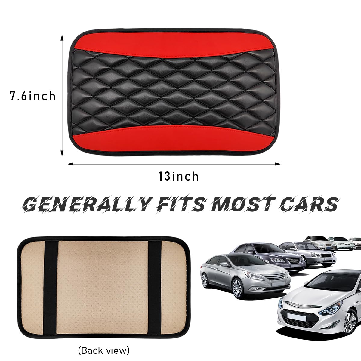Premium Car Center Console Cushion Pad - 12.6
