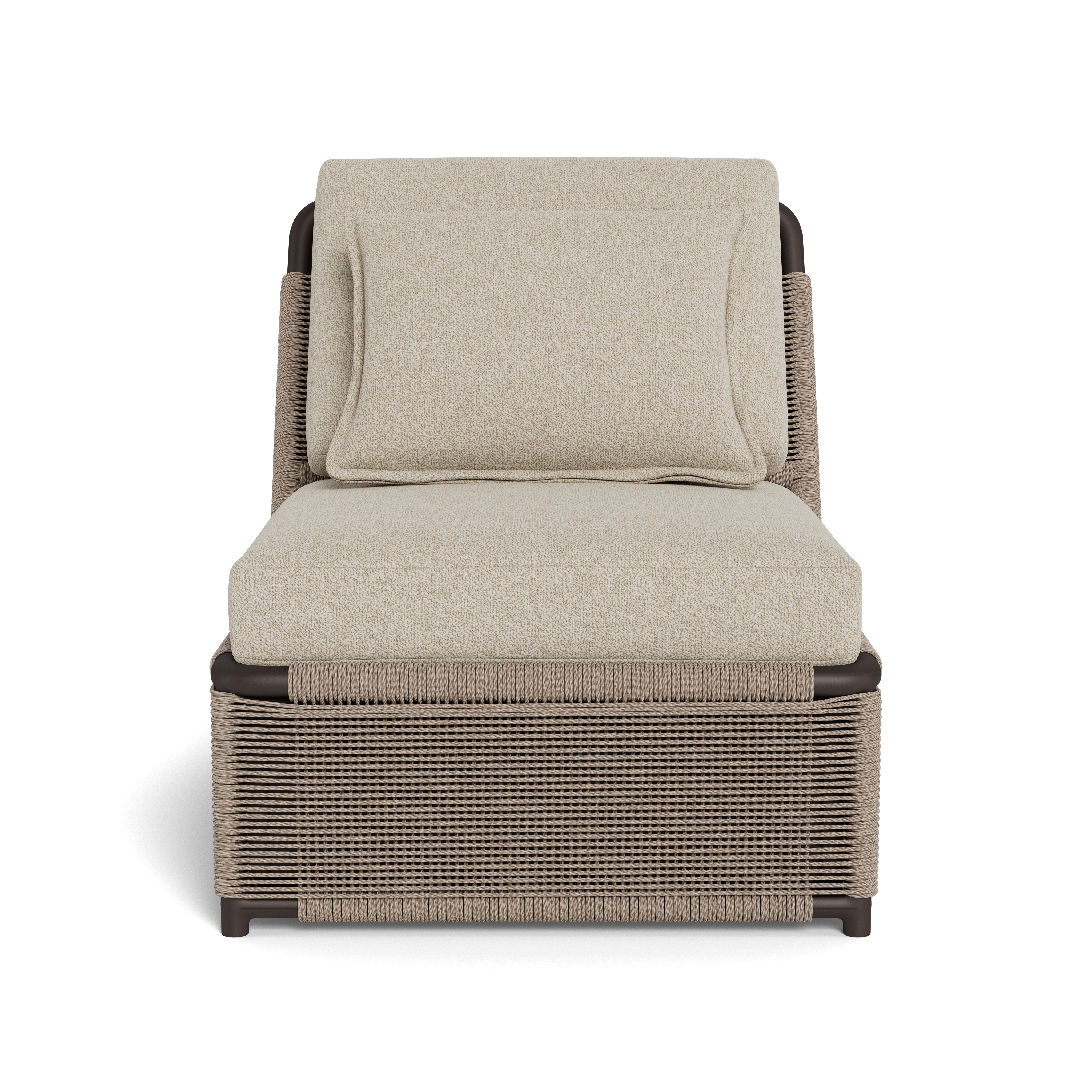 Comfortable Formentera Easy Chair - Modern Lounge Chair for Living Room, Bedroom, or Patio - Soft Fabric Upholstery with Sturdy Wooden Legs - Perfect for Relaxing, Reading, or Napping