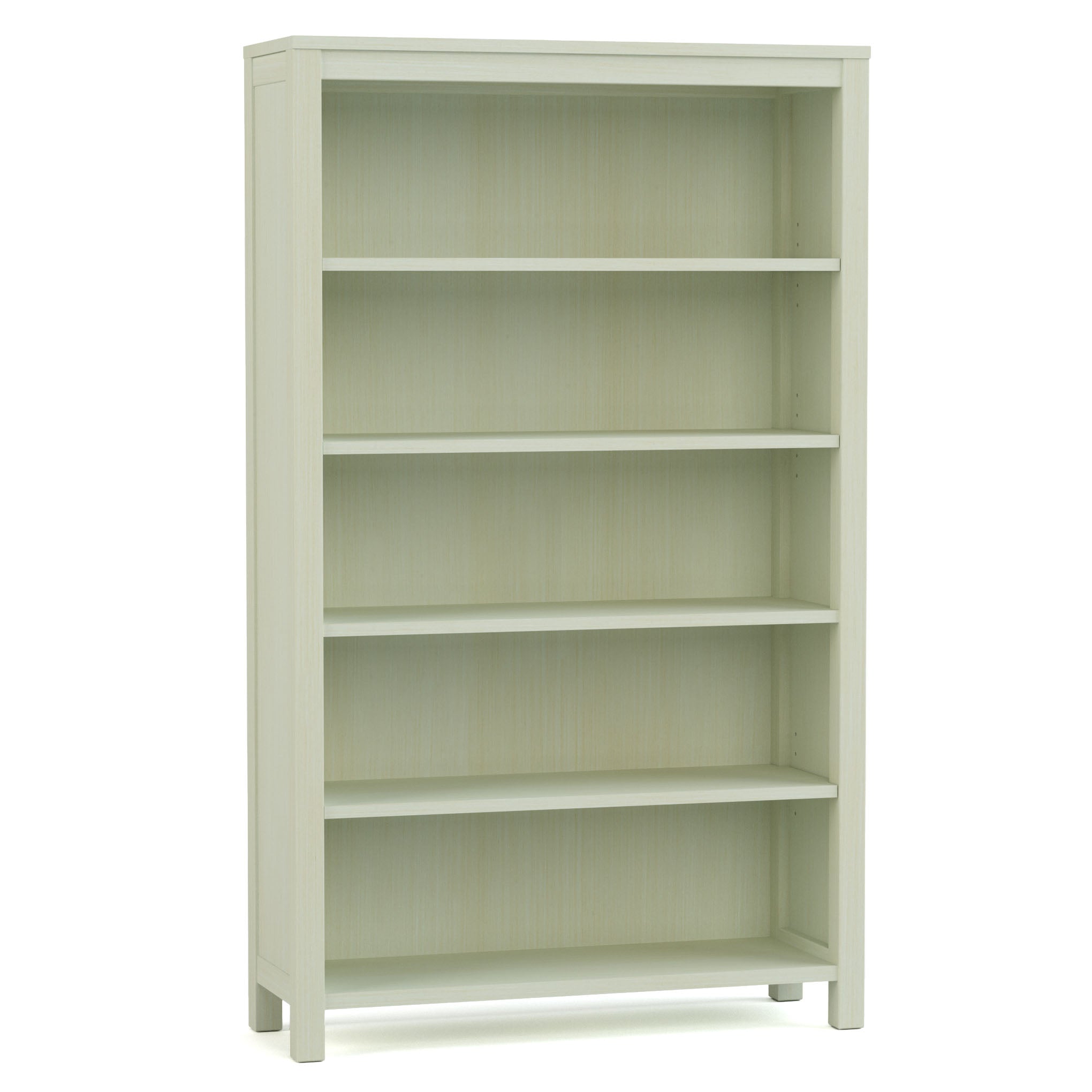 Origins 60 Inch Tall Wooden Bookshelf - 5-Tier Storage Shelf for Living Room, Bedroom, Office & Study - Sturdy Bookcase for Organizing Books, Decor & Essentials