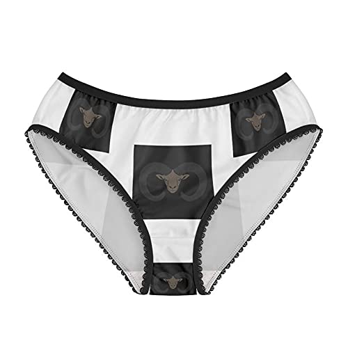 Ovis Mouflon Women's Cotton Briefs - Funny & Comfortable Underwear for Everyday Wear | Perfect for Gifts, Loungewear, and Casual Outfits