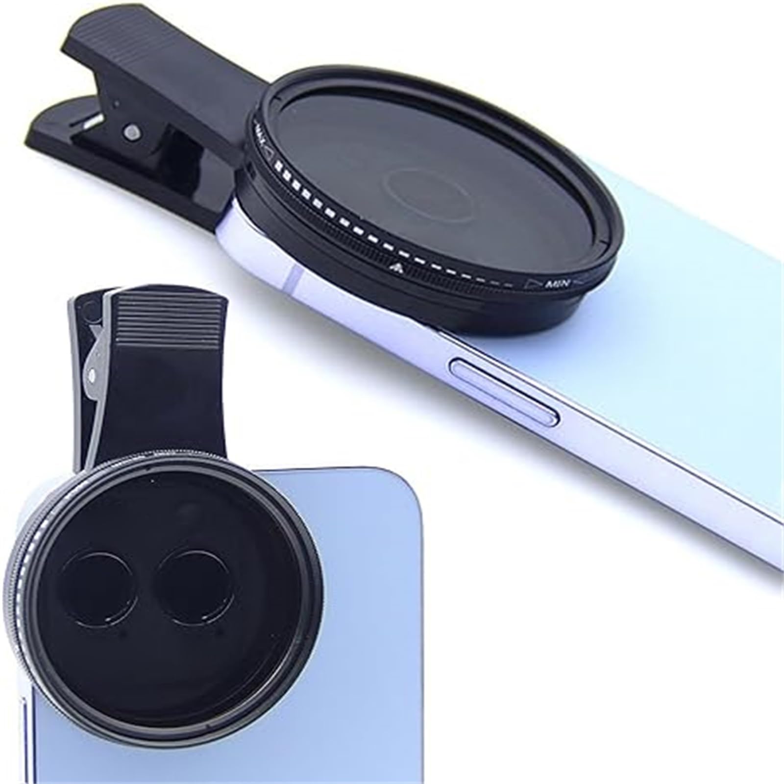 Solar Eclipse Camera Lens Filter for Smartphones - Universal Clip-On Solar Filter for Phone Cameras - Safe Solar Viewing Accessory for Eclipse Photography & Astronomy Observation