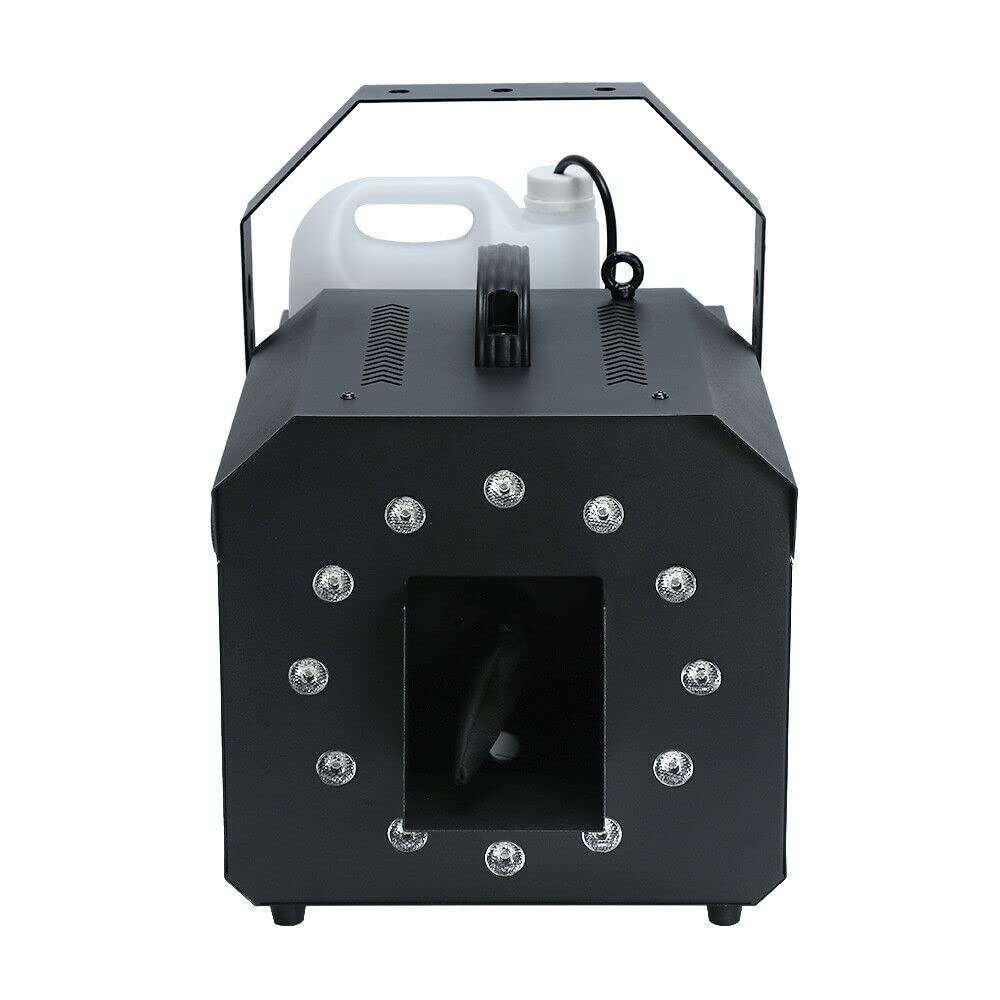 1500W LED Snow Machine with LCD Display & Remote Control - High Power Artificial Snow Maker for Outdoor Christmas, Wedding, Party & Stage Effects