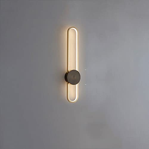 Modern Wall Sconce Lighting - Minimalist Vertical Metal Wall Lamp for Bedroom, Living Room & Hotel Decor | Sky Lantern Fixture for Bedside, Corridor & Background Wall Lighting