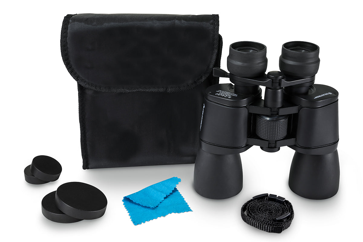 LandScout 8x24-50mm Zoom Porro Prism Binoculars for Bird Watching, Hunting, Hiking & Outdoor Adventures