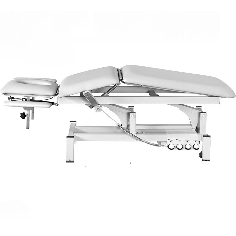 GreenLife® Thomas II Power Adjustable Chiropractic Bed with 4 Wheels & Dual Motors - Hydraulic Gas Lift Leg Support for Home/Clinic Physical Therapy & Pain Relief