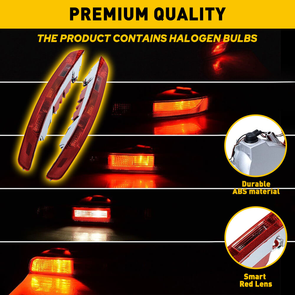 2009-2016 Audi Q5 Rear Bumper LED Reverse Tail Light & Fog Lamp - US Version Only | Enhanced Visibility & Safety for Night Driving & Parking