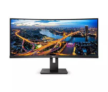 Philips 346B1C 34-Inch Curved UWQHD Monitor 100Hz Refresh Rate - Ideal for Gaming, Office Work & Home Entertainment