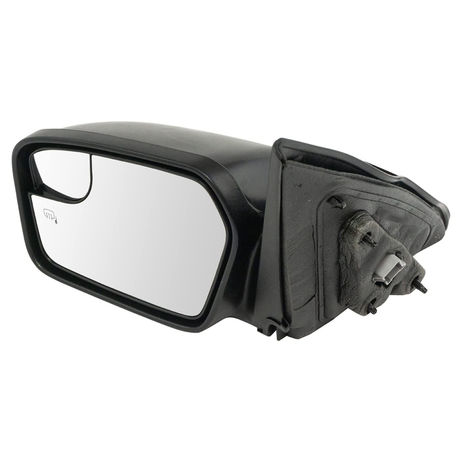 Heated Power Side Mirror Set with Puddle Light - Compatible with 2011-2012 Ford Fusion & Mercury Milan (Driver & Passenger Side) - FO1320423 FO1320424 FO1321423 FO1321424 - Perfect for Night Driving and Winter Weather Conditions
