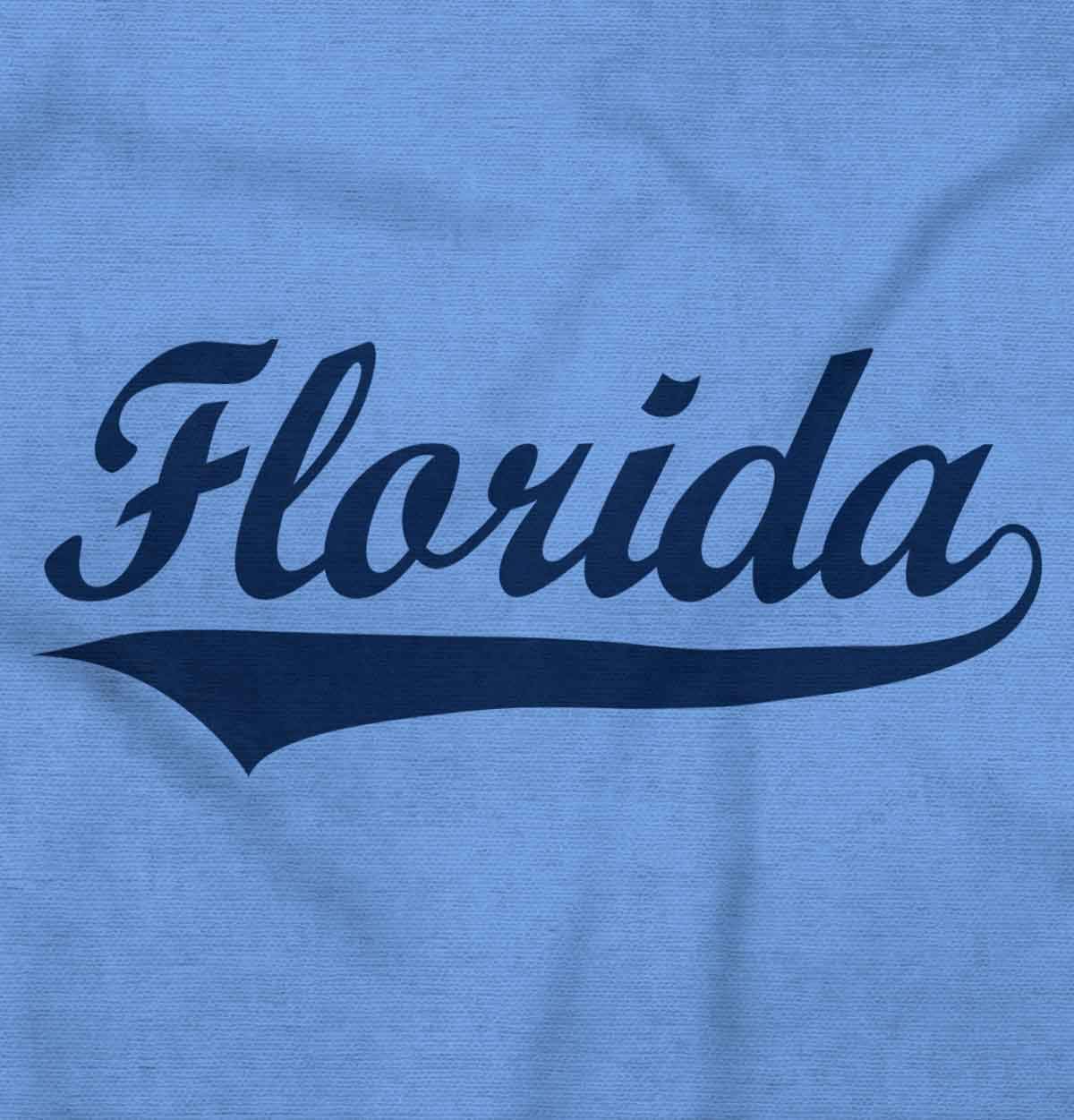 Brisco Brands Florida FL Classic Athletic Script Sweatshirt for Men & Women - Comfortable Unisex Pullover for Casual Wear, Sports & College Fan Apparel